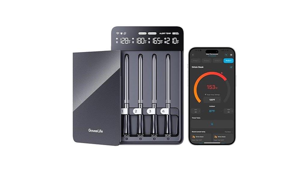 wireless meat cooking thermometer