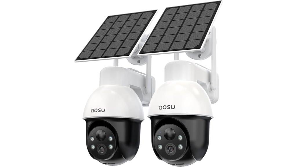 wireless solar security cameras
