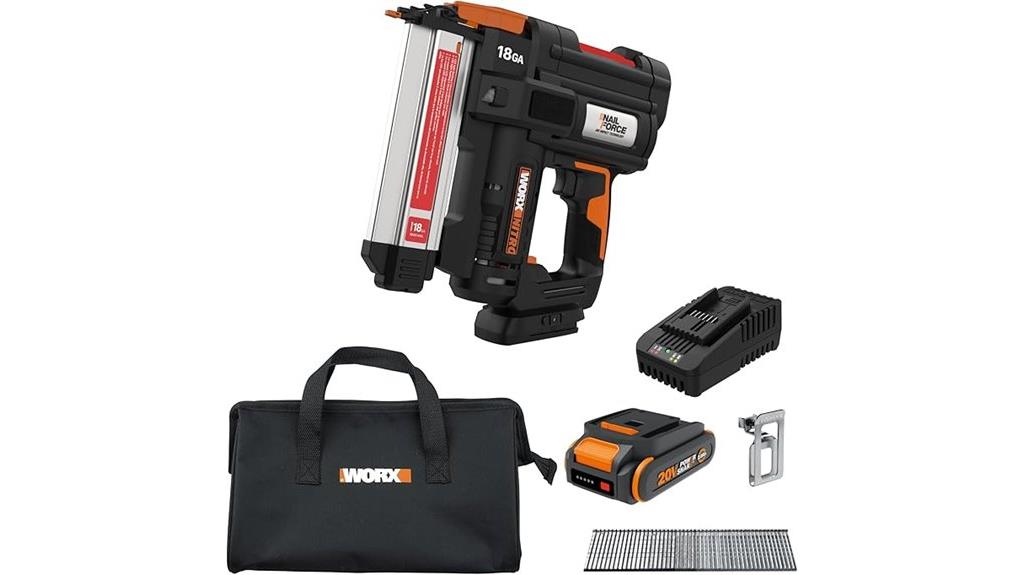 worx 20v cordless brad nailer