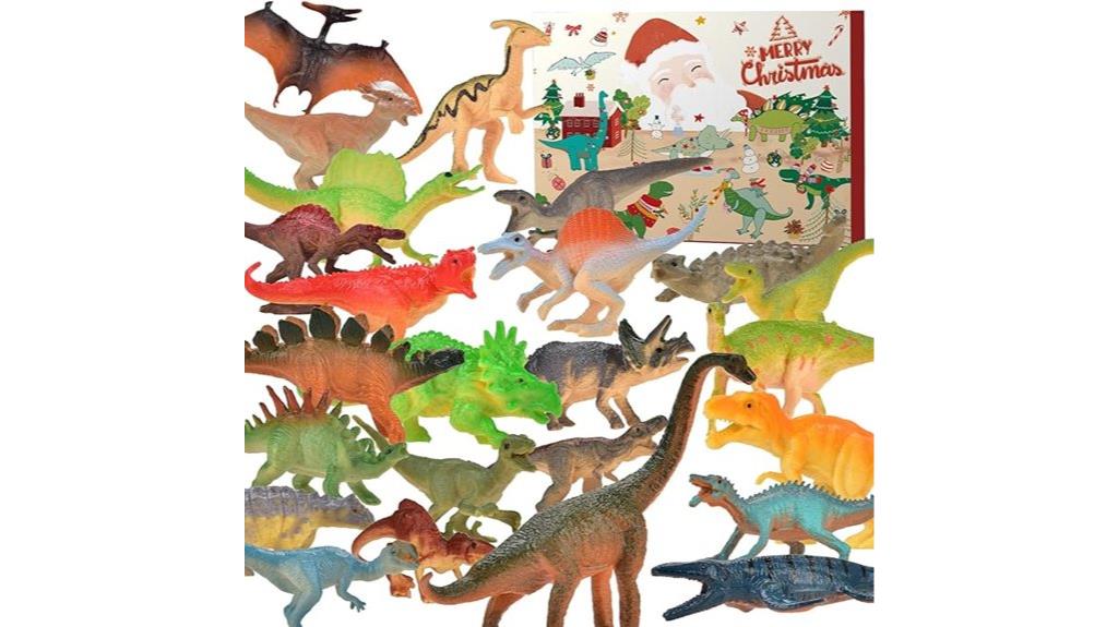 dinosaur themed kid s advent calendar