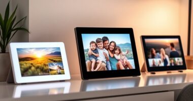 email enabled digital photo frames
