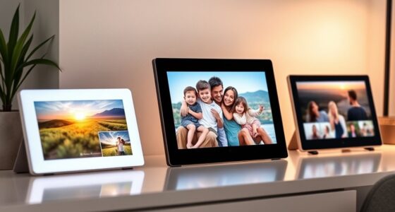 email enabled digital photo frames