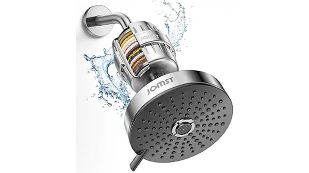 filtered shower head combo