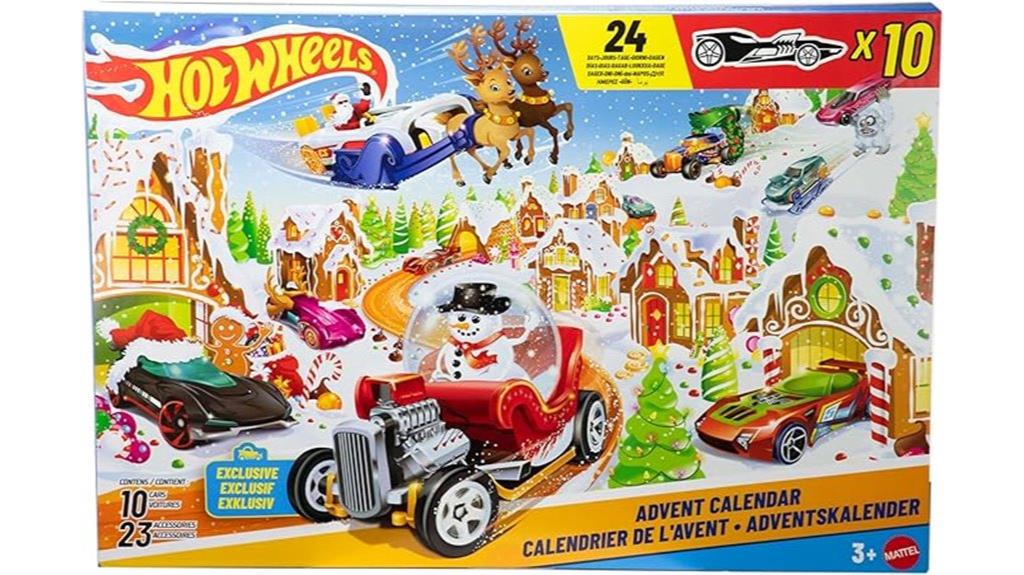 hot wheels 2025 vehicle calendar