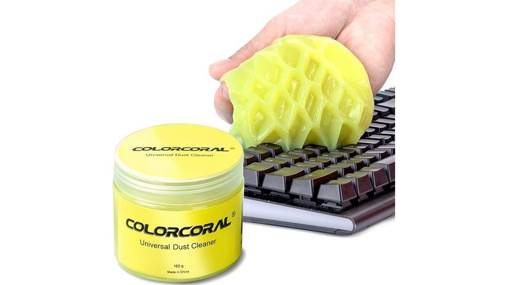 keyboard and car cleaning gel
