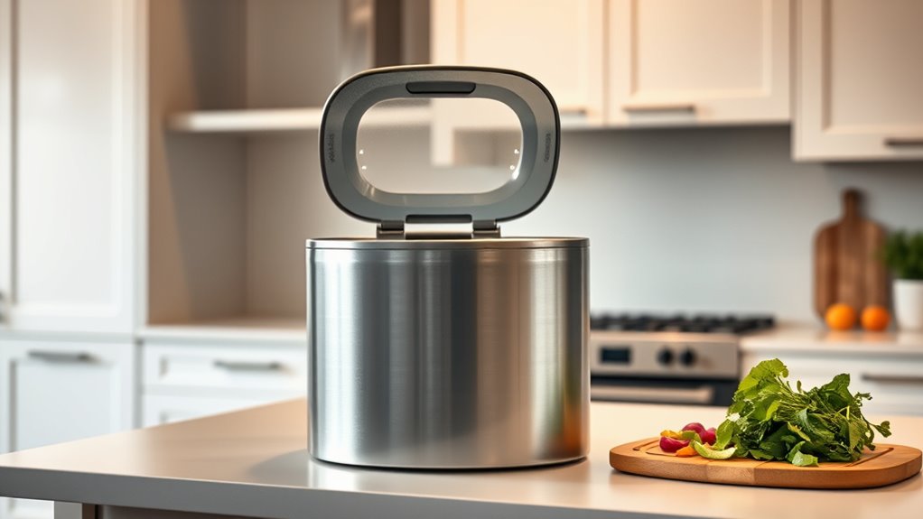 kitchen sized odor controlled easy maintenance