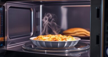 microwaves excite water molecules