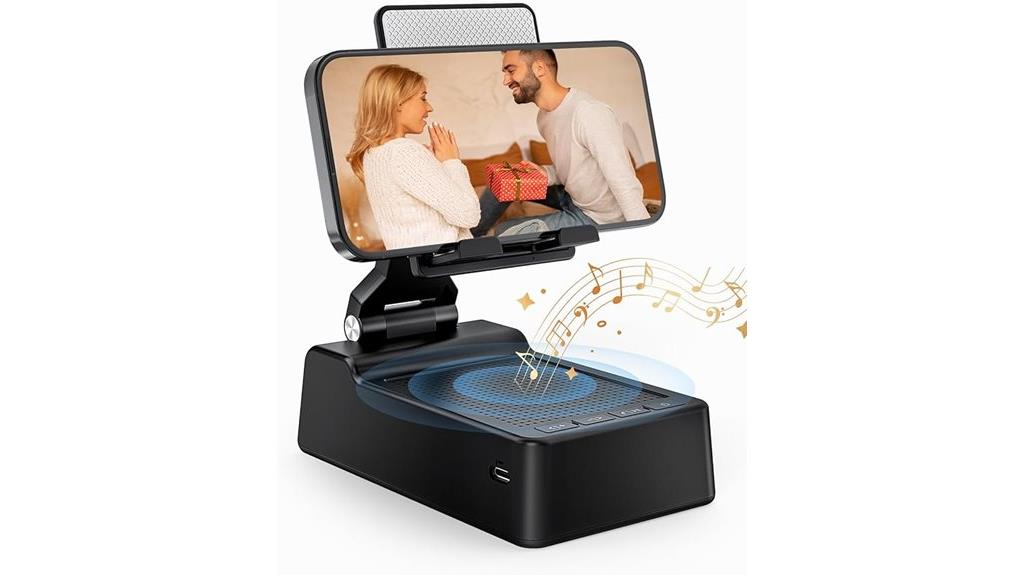 portable bluetooth phone stand