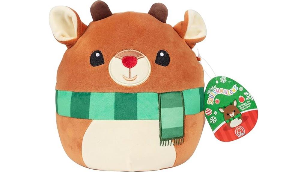 rudolph squishmallows plush toy