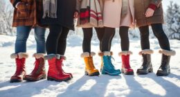 stylish waterproof winter boots