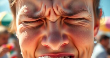 sudden cold head pain