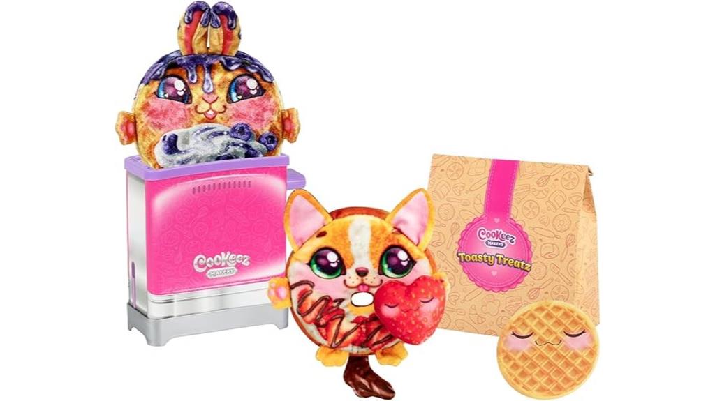 toaster plush toy set