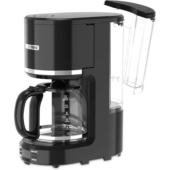 10-Cup Programmable Coffee Maker with Filter