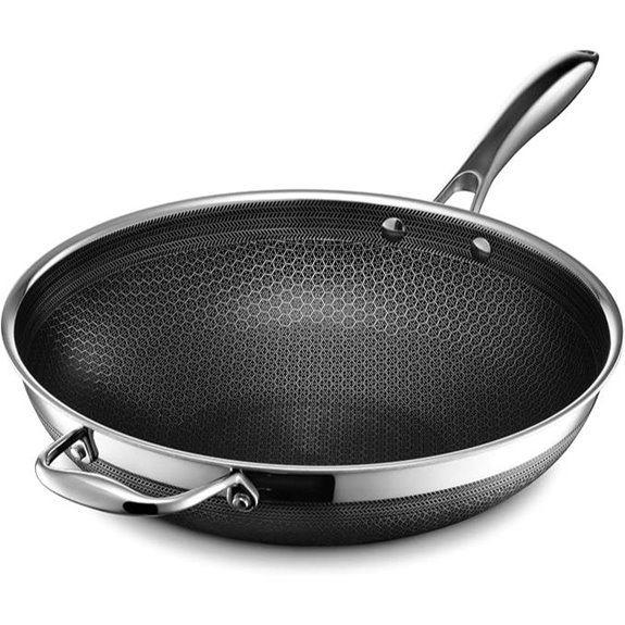 HexClad 12-Inch Hybrid Nonstick Wok