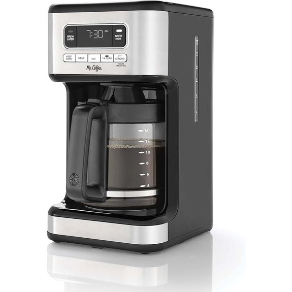 Mr. Coffee 14 Cup Programmable Coffee Maker Stainless Steel