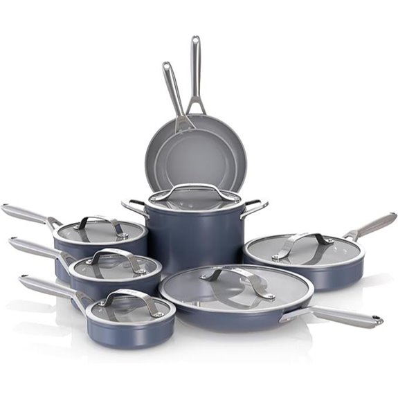 Ninja Ceramic 14-Piece Cookware Set