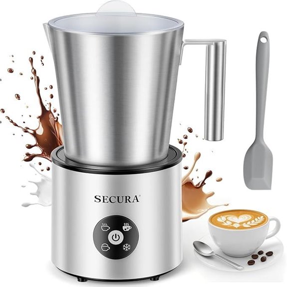 Secura 4-in-1 Milk Frother with Accessories