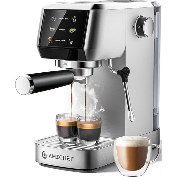 AMZCHEF 51mm 20 Bar Espresso Coffee Machine