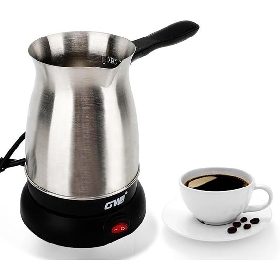 Yunir 600ML Electric Coffee Maker with Stainless Steel Pot