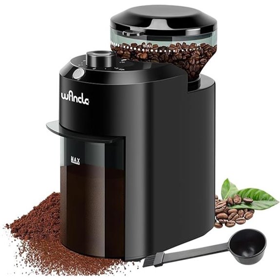 Wancle Electric Burr Coffee Grinder (28 Settings)