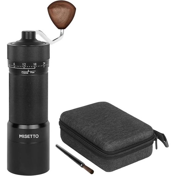 Manual Coffee Grinder with Adjustable Conical Burr