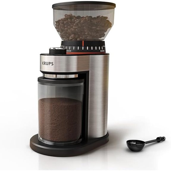 KRUPS Electric Coffee Grinder with Adjustable Settings