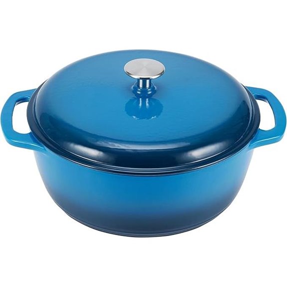 Amazon Basics Enameled Cast Iron Dutch Oven