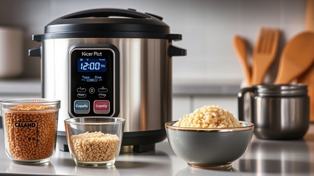 brown rice cooker features