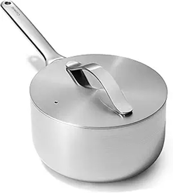 Caraway 3 Qt Stainless Steel Sauce Pan