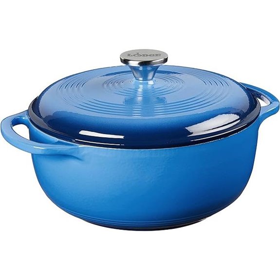Lodge 4.5 Quart Enameled Cast Iron Dutch Oven