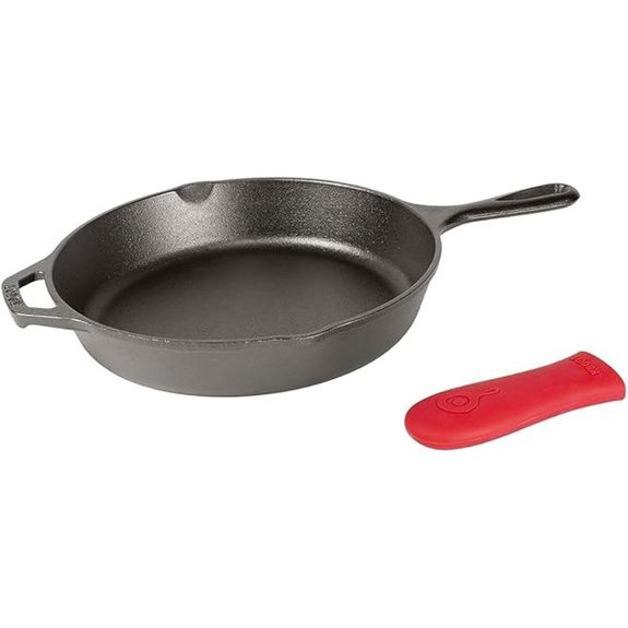Lodge 12 Cast Iron Skillet with Handle Cover