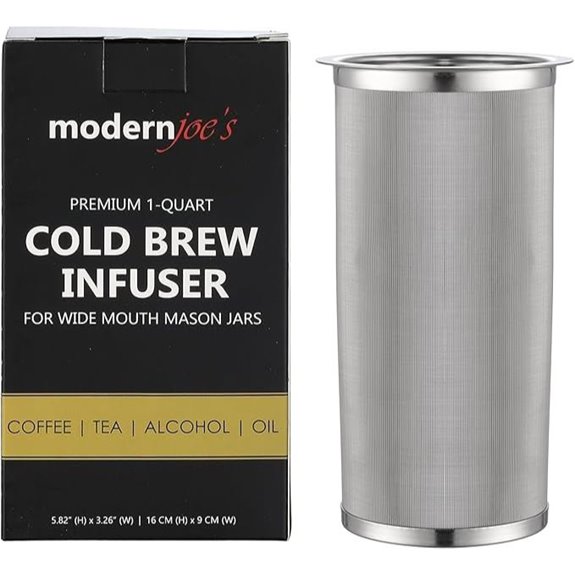 MODERNJOE'S Cold Brew Coffee Maker for Mason Jars