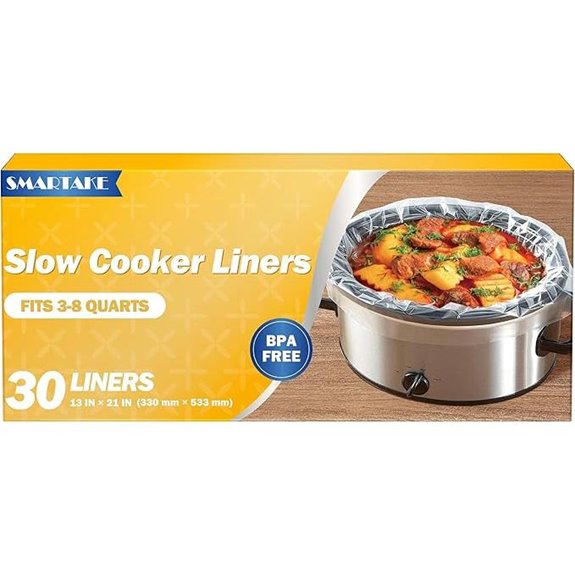 SMARTAKE Slow Cooker Liners 30 Disposable Bags