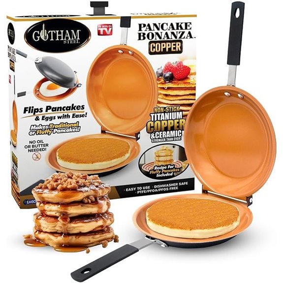 Gotham Steel Double-Sided Pancake and Omelette Pan