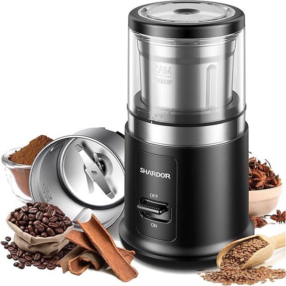 SHARDOR One Touch Electric Coffee & Spice Grinder