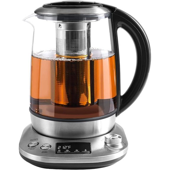 Mecity Electric Tea Kettle with Presets and Infuser