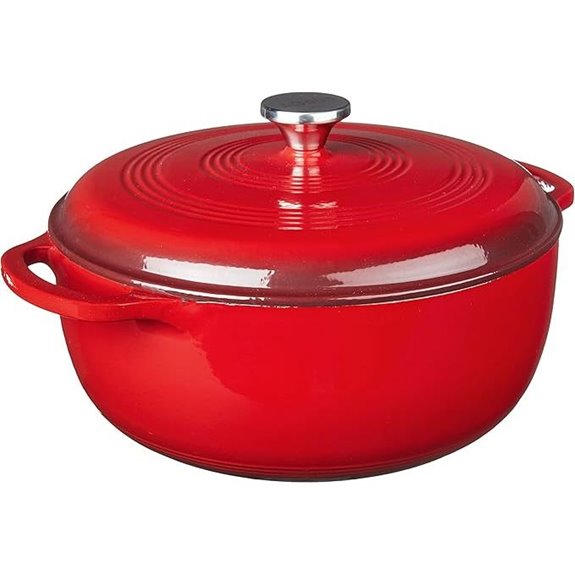 Lodge 7.5 Quart Enameled Cast Iron Dutch Oven
