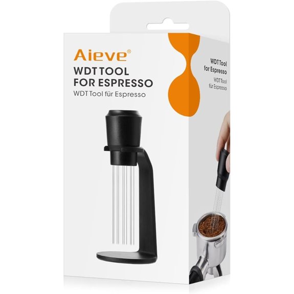 Aieve WDT Tool Espresso Coffee Stirrer with Stand