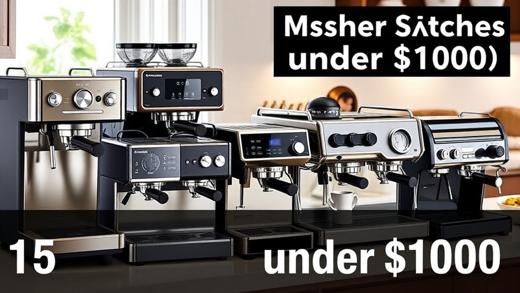 espresso machine purchasing priorities