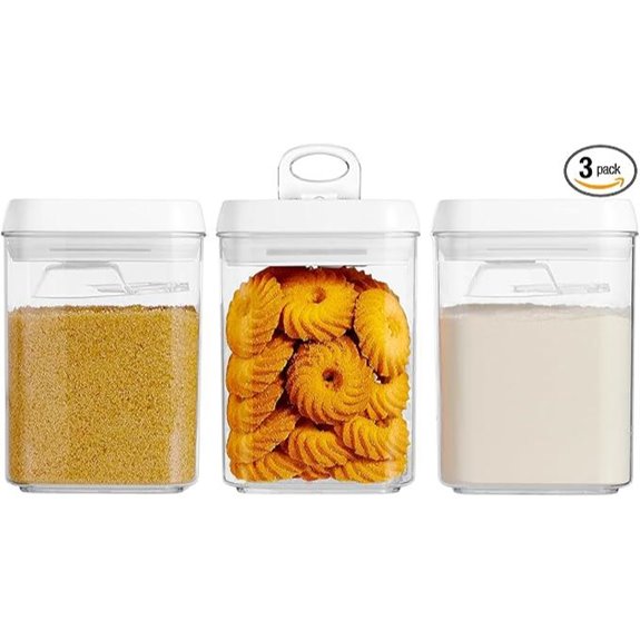 Felli Flip Tite Canister with Spoon 1.8qt