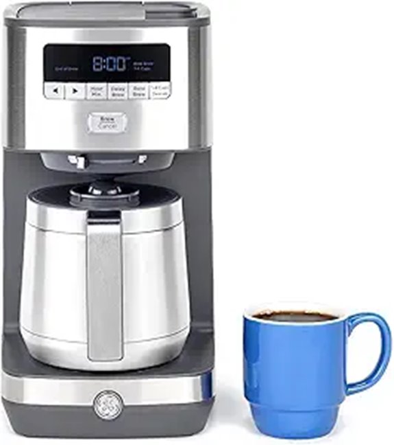GE 10-Cup Drip Coffee Maker with Timer