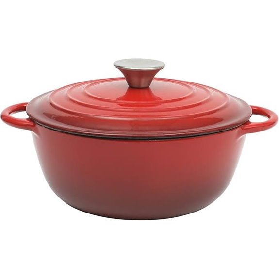 Gibson Home Addlestone Enamel Cast Iron Dutch Oven