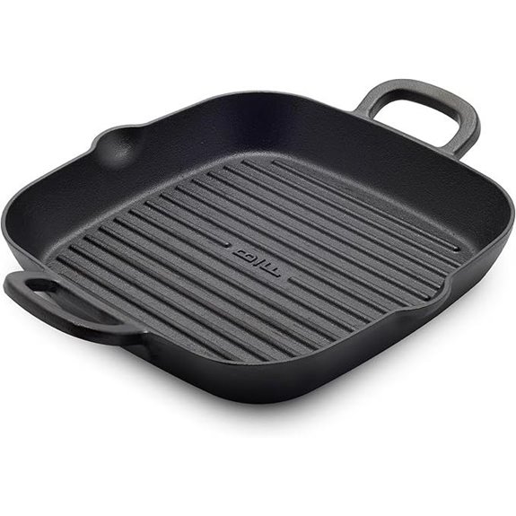 GreenPan x Bobby Flay 11” Cast Iron Grill Pan