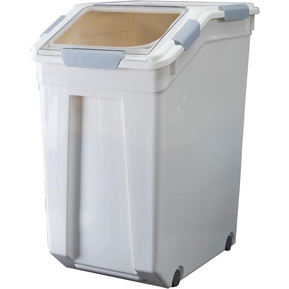 HANAMYA 33L Rice Storage Container with Measuring Cup