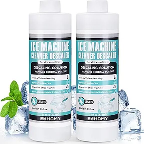 EUHOMY Ice Machine Cleaner Descaler (2 Bottles)