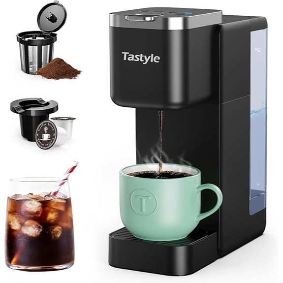 Single Serve Coffee Maker for Hot & Iced Drinks