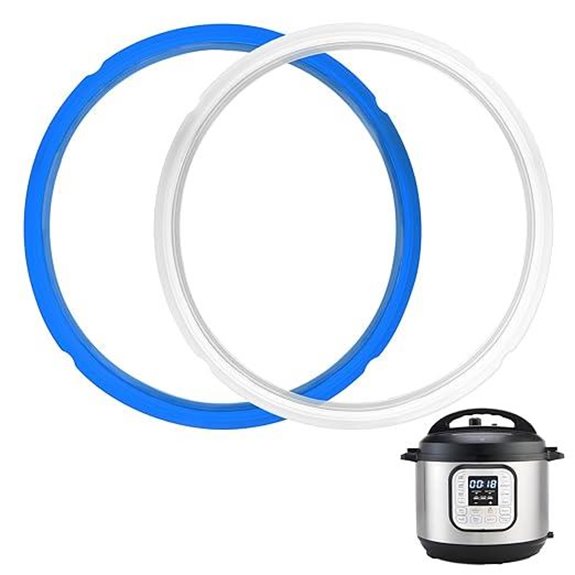2 Pack Silicone Sealing Rings for Instant Pot 6 Qt