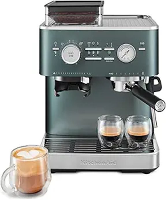 KitchenAid Semi-Automatic Espresso Machine with Grinder