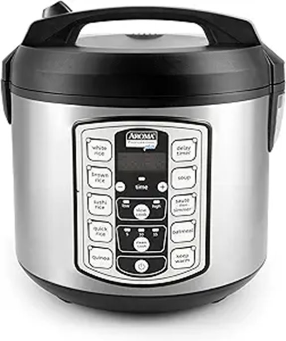 Aroma 20-Cup Digital Rice Cooker & Food Steamer