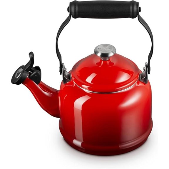Le Creuset Enamel Steel Demi Tea Kettle 1.25 qt